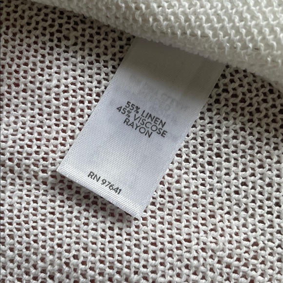 J Jill Linen Blend Coastal Cardigan - Picture 9 of 10